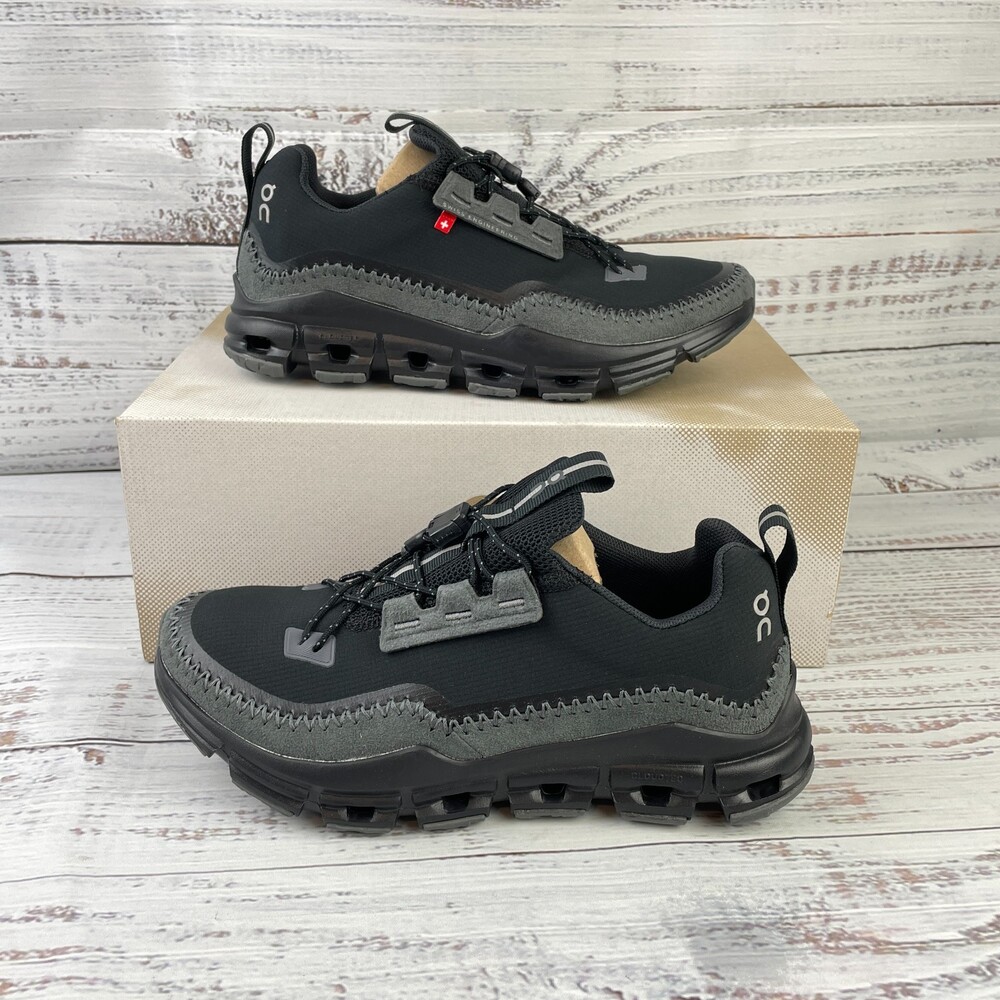 On Cloudaway Women's 5.5 US 36.5 EU Trail Sneakers Black/Rock Gray